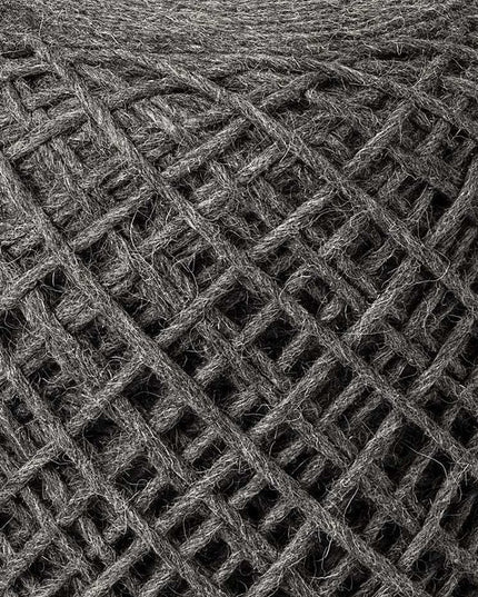 16" Gray Upholstery Cylinder Abstract Pouf Ottoman