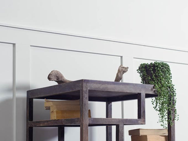 22" Brown Solid Wood Square End Table