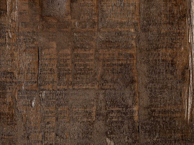 21" Brown Solid Wood End Table