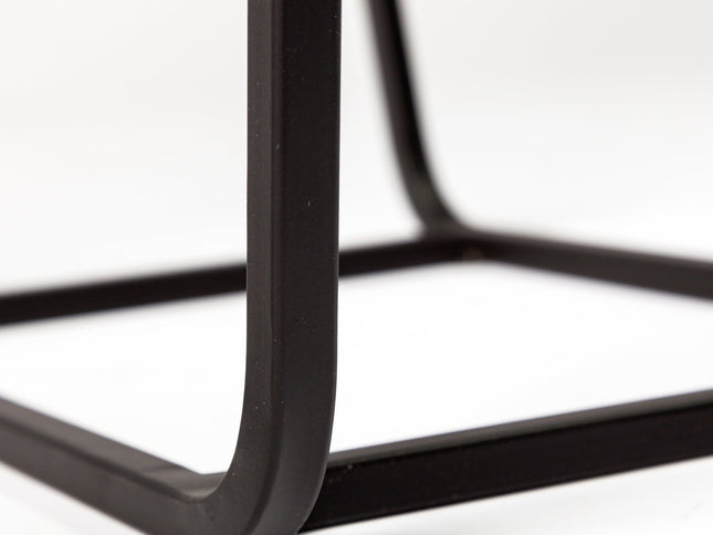 10" Clear Glass Frame Console Table