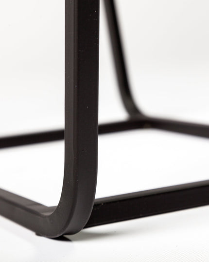 10" Clear Glass Frame Console Table