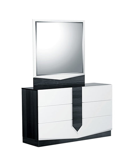 White And Grey Chest With 5 Drawer