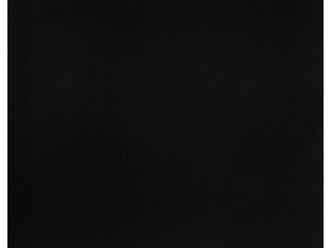 25" Black Wood Three Drawer Nightstand