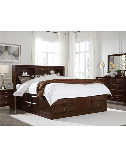 New Merlot Chest With 5 Chambared Drawer