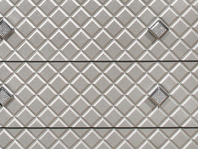 Champagne Toned Chest With Tapered Acrylic Legs And 5 Drawers