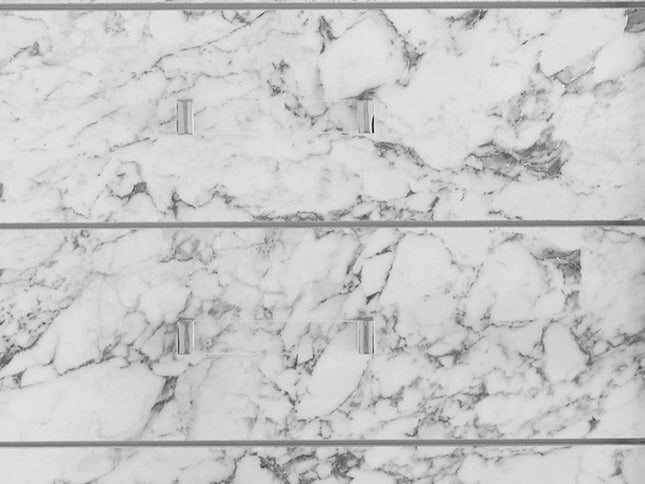 Modern White Chest With 5 Faux Marble Detailed Front Drawer.