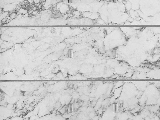 Modern White Chest With 5 Faux Marble Detailed Front Drawer.