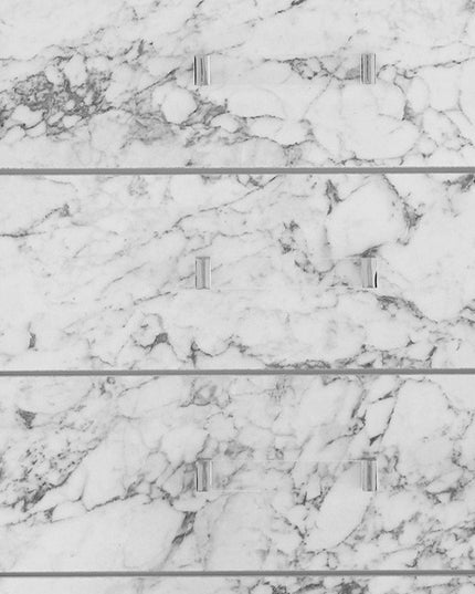 Modern White Chest With 5 Faux Marble Detailed Front Drawer.