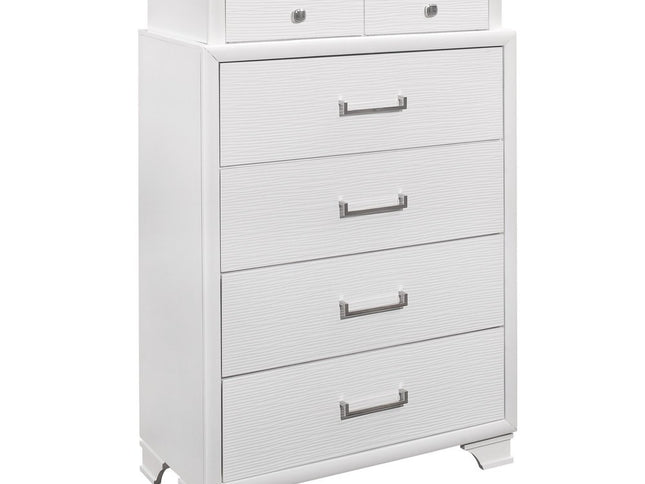 White Chest With 6 Drawers
