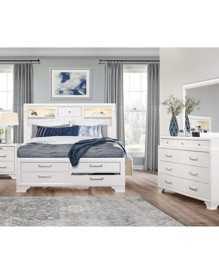 White Chest With 6 Drawers