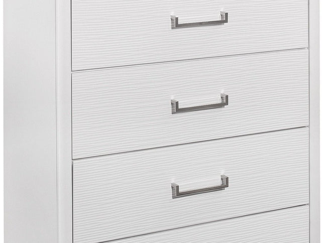 White Chest With 6 Drawers