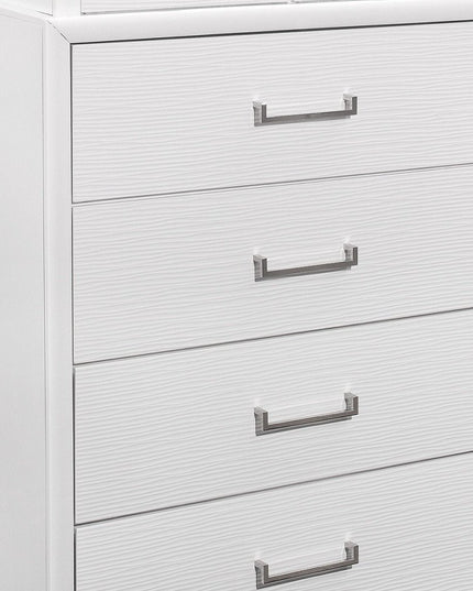 White Chest With 6 Drawers