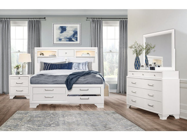 White Chest With 6 Drawers