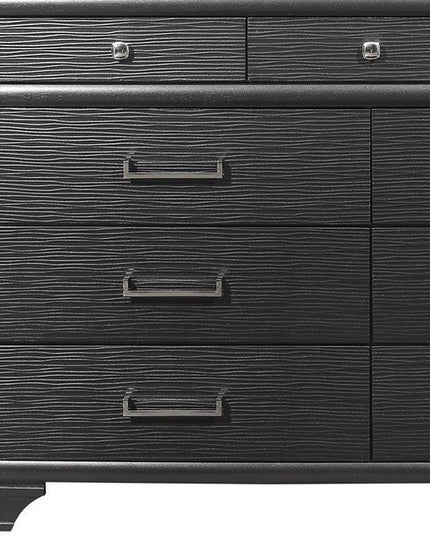 Grey Chest With 6 Drawers