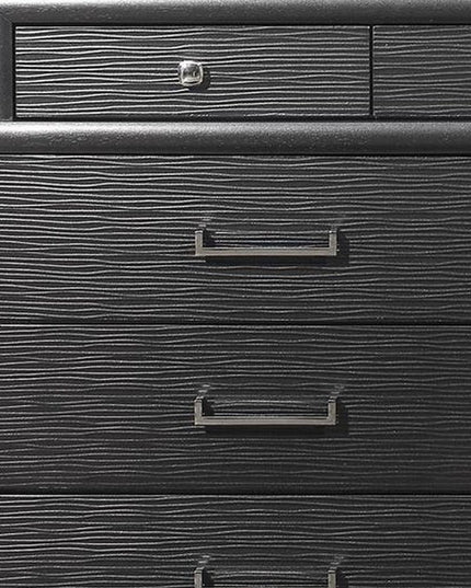 Grey Chest With 6 Drawers