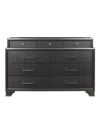Grey Chest With 6 Drawers