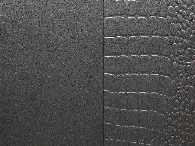 27" Gray Wood Two Drawer Nightstand