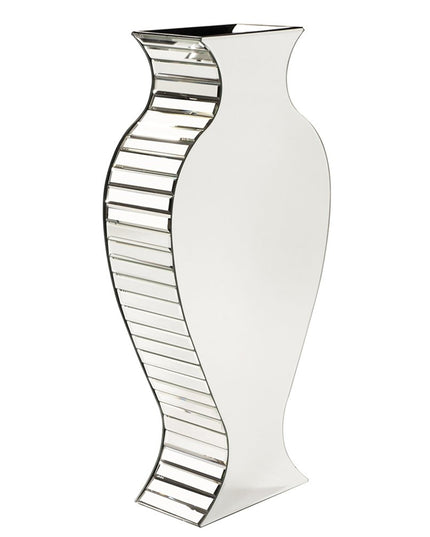 28" Clear Crystal Glass Table Vase