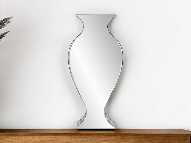 28" Clear Crystal Glass Table Vase