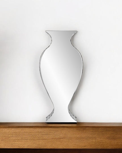 28" Clear Crystal Glass Table Vase