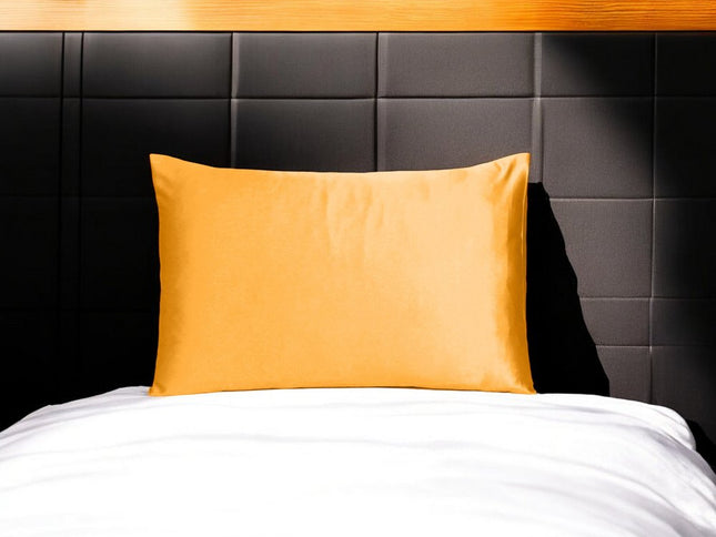 Apricot Dreamy Silky Satin King Size Pillowcase
