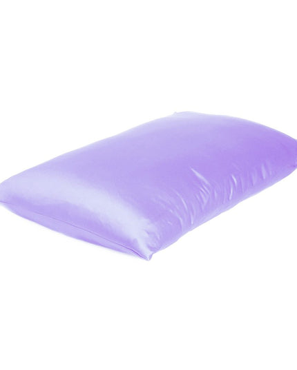 Purple Dreamy Set Of 2 Silky Satin King Pillowcases
