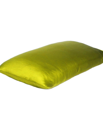 Lemongrass Dreamy Set Of 2 Silky Satin King Pillowcases