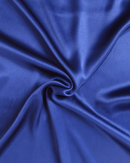 Navy Blue Dreamy Set Of 2 Silky Satin King Pillowcases