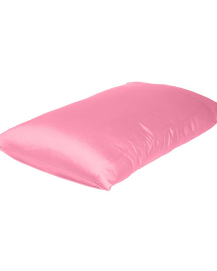 Pink Rose Dreamy Set Of 2 Silky Satin King Pillowcases