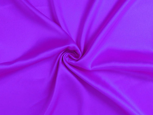 Bright Purple Dreamy Set Of 2 Silky Satin King Pillowcases