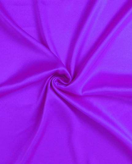 Bright Purple Dreamy Set Of 2 Silky Satin King Pillowcases