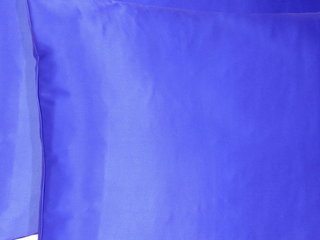 Royal Blue Dreamy Set Of 2 Silky Satin King Pillowcases