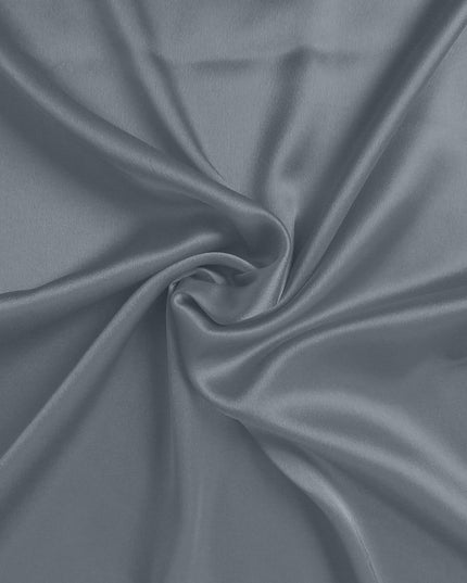 Dark Gray Dreamy Set Of 2 Silky Satin King Pillowcases