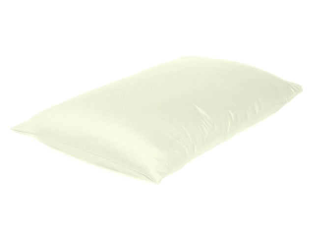 Ivory Dreamy Set Of 2 Silky Satin King Pillowcases