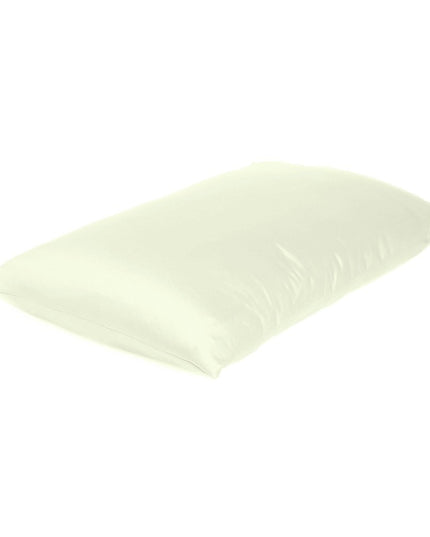 Ivory Dreamy Set Of 2 Silky Satin King Pillowcases