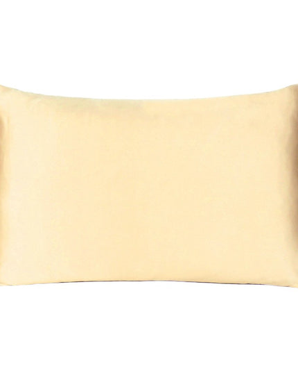 Pale Yellow Dreamy Set Of 2 Silky Satin Standard Pillowcases