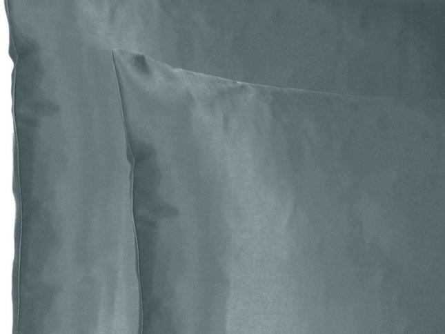 Two Piece Gray Satin