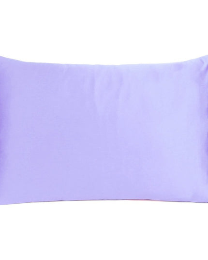 Purple Dreamy Set Of 2 Silky Satin Standard Pillowcases