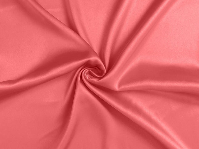 Coral Dreamy Set Of 2 Silky Satin Standard Pillowcases