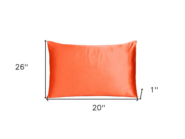 Poppy Dreamy Set Of 2 Silky Satin Standard Pillowcases