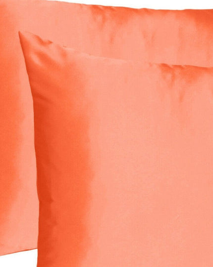 Poppy Dreamy Set Of 2 Silky Satin Standard Pillowcases