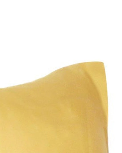Gold Dreamy Set Of 2 Silky Satin Standard Pillowcases