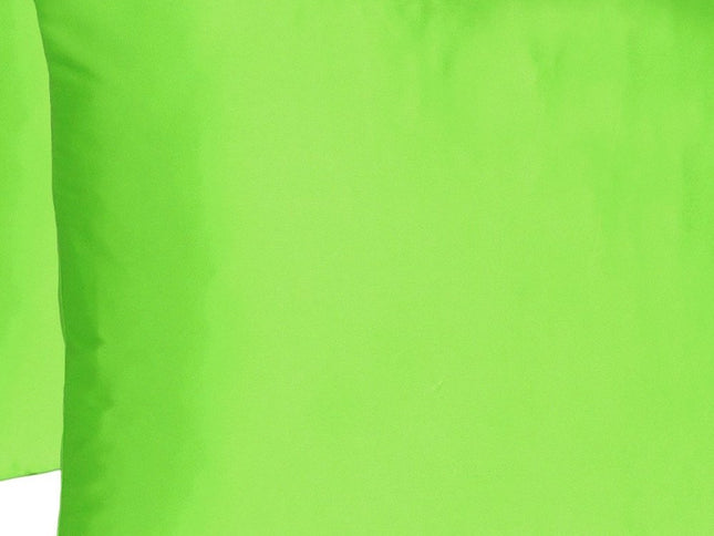 Bright Green Dreamy Set Of 2 Silky Satin Standard Pillowcases