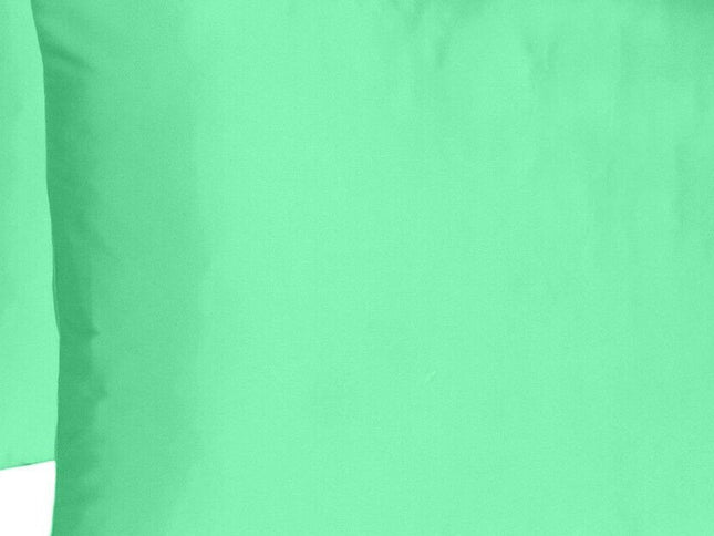 Green Dreamy Set Of 2 Silky Satin Standard Pillowcases