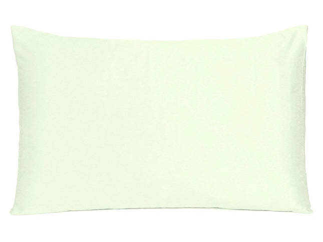 Ivory Dreamy Set Of 2 Silky Satin Standard Pillowcases