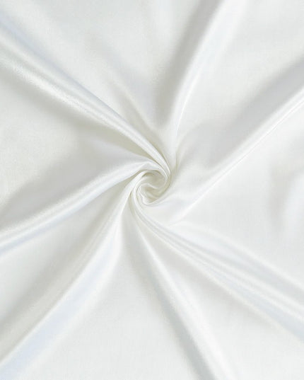 White Dreamy Set Of 2 Silky Satin Standard Pillowcases