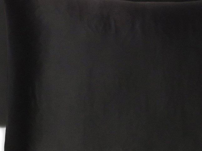 Black Dreamy Set Of 2 Silky Satin Queen Pillowcases