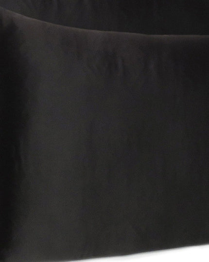 Black Dreamy Set Of 2 Silky Satin Queen Pillowcases