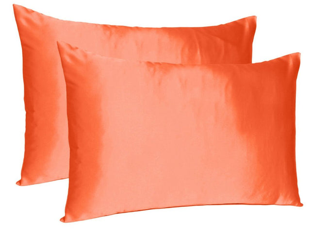 Poppy Dreamy Set Of 2 Silky Satin Queen Pillowcases