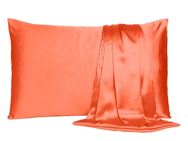 Poppy Dreamy Set Of 2 Silky Satin Queen Pillowcases